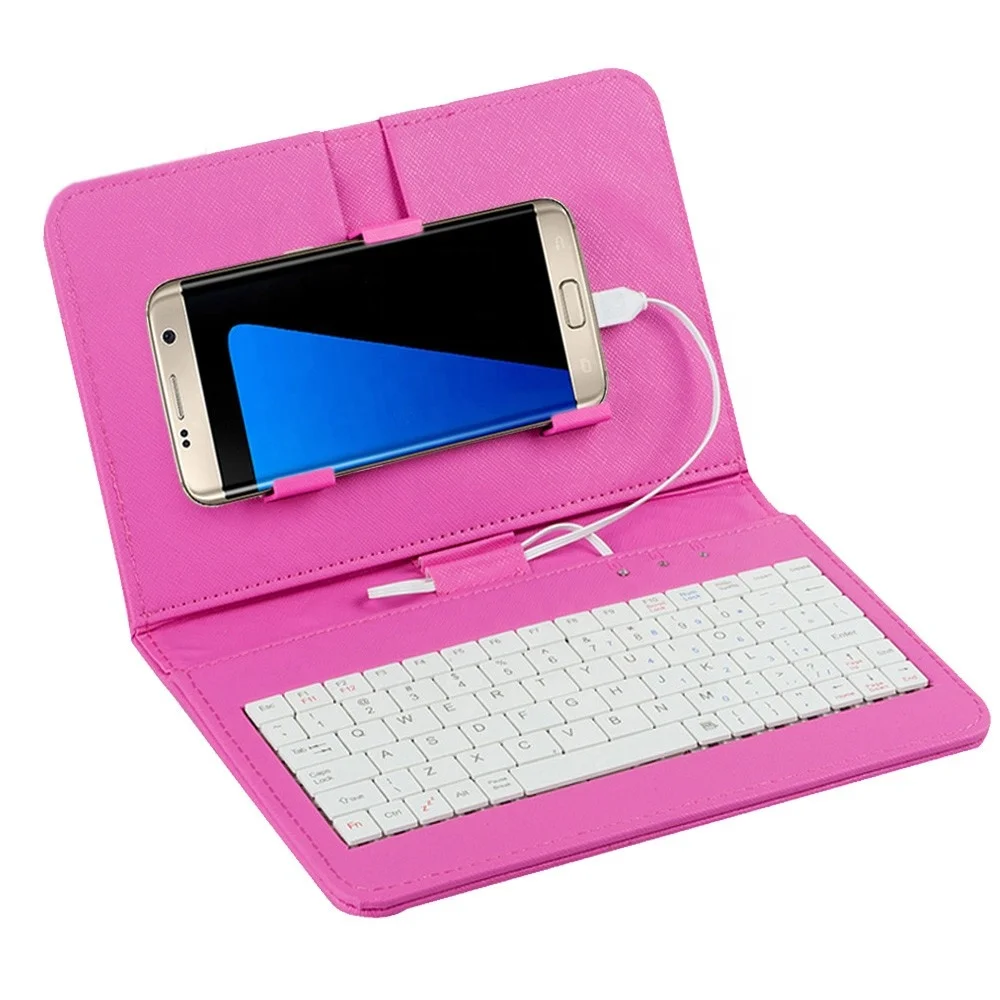 2024 Trending Product Custom Made Mobile Keyboard Case for Android Mobile Cell Phone Wired Keyboard Cover