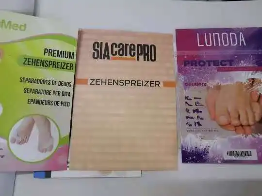 Индивидуальная бумажная карточка для метатарзальной прокладки разделителя пальцев розничная упаковка Розничная Упаковка продуктов по уходу за