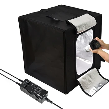 GODOX LST 40/60/80cm Three Way Dimming Light Box LED Studio Products Delivery of Portable Bags Small Softbox Light Equipment