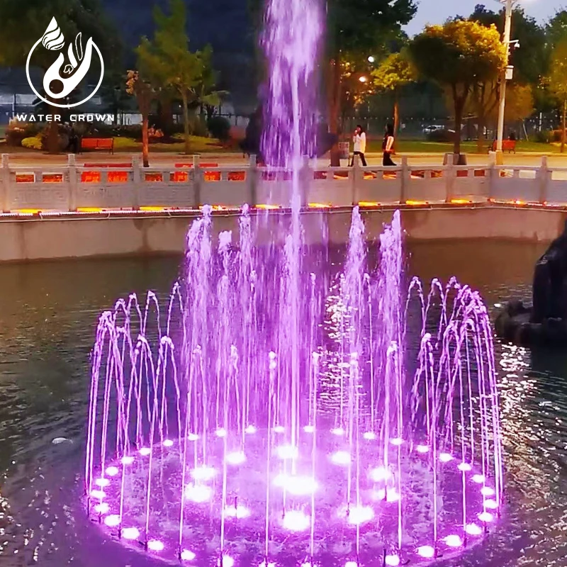 High Quality Custom Design Small Garden Fountain with LED Light Adjustable Suitable for Outdoor Home or Hotel Decoration