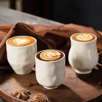 Oman Arab Emirates Kuwait Text Coffee Cups Handmade Custom Logo Saudi Arabic Text Ceramic Water Coffee Tea Mug Cup