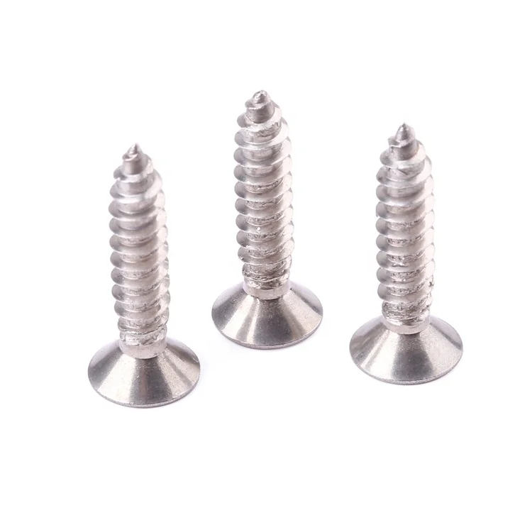 Factory price Din7991 stainless steel hex socket countersunk fat head screws