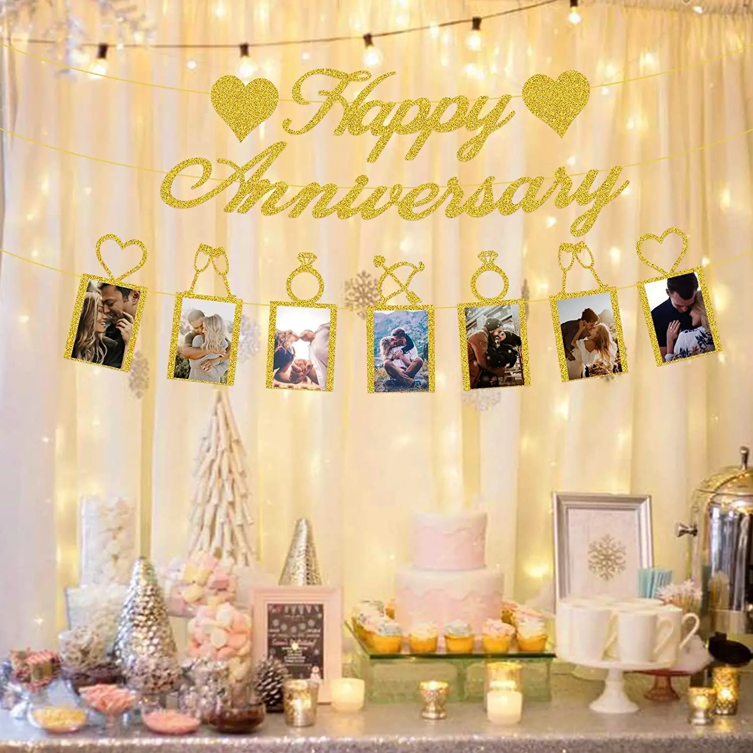 Anniversary Party Decorations - Happy Anniversary Banners, image size:1500x1500