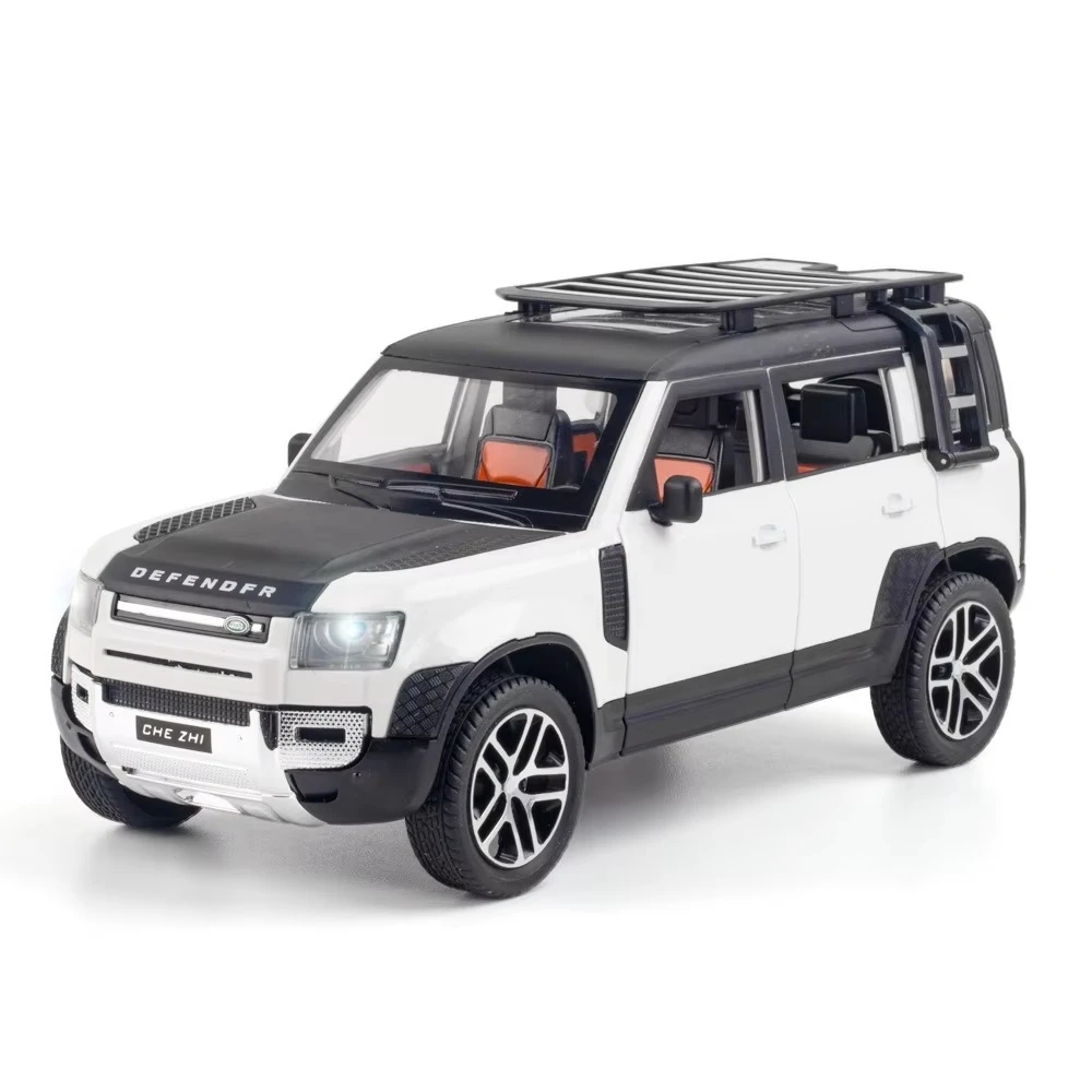 Land Rover Defender 1:24 Diecast Model Car Metal Off-Road Vehicle Toy ...
