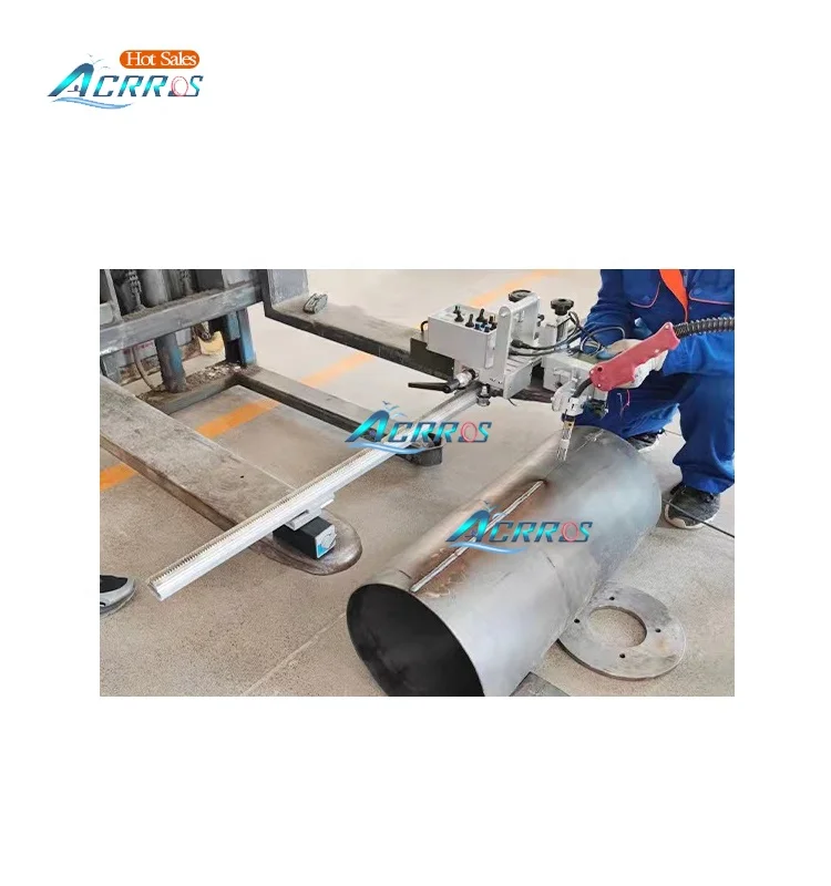 1500mm Linear Rail Automatic Welding Carriage Machine Magnetic Guide Welding Tractor