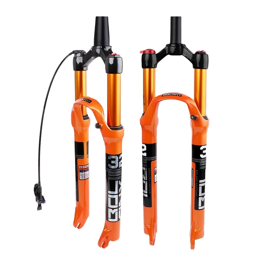 Bolany MTBフォーク27.5インチ バレルアクスルダンピング アルミ合金 BOLANY MTB Air Fork 27.5 29Inch Air Oil Suspension Boost