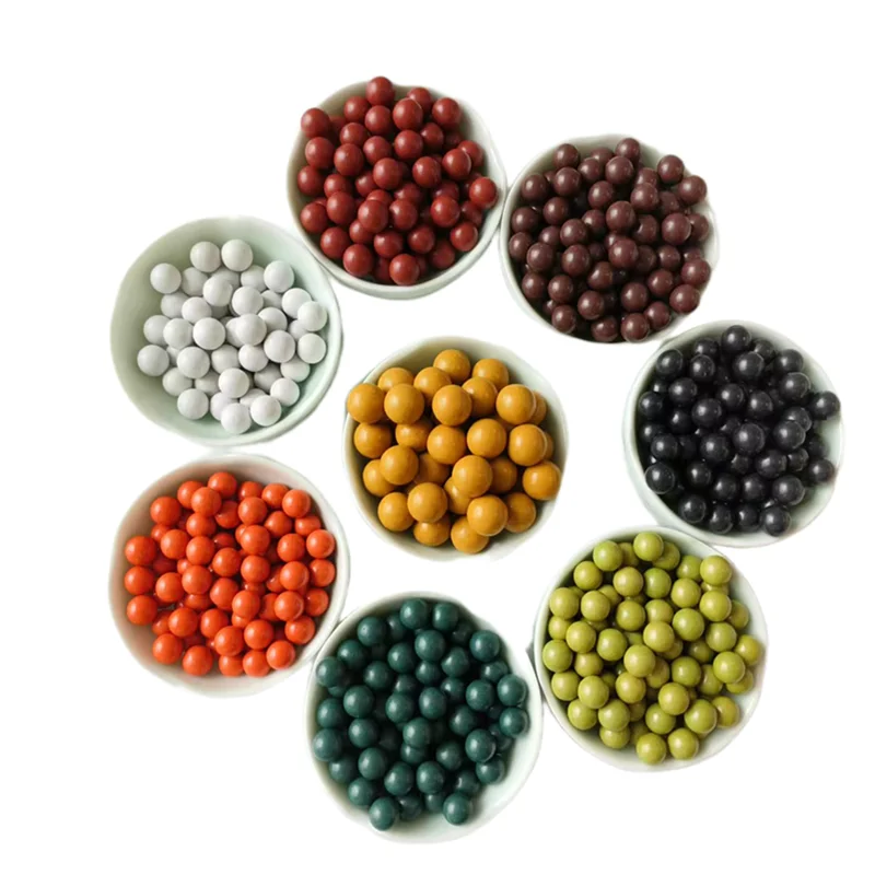 Candy-Colored Clay Slingshot Mud Chips for Outdoor Shooting Practice