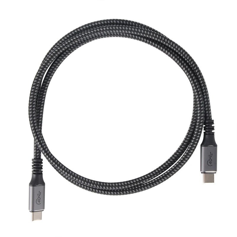 VCOM Type C to Type C USB4 Cable 100W 5A Charging 40Gbps Data Transfer Thunderbolt 4 3 8K Audio Video USB Cable