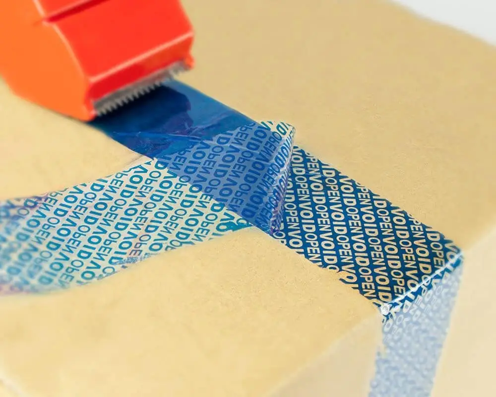 FREE SAMPLE 2'x55 Yards Anti Counterfeiting Tamper Proof Security Void Tape  Custom Packing Tape