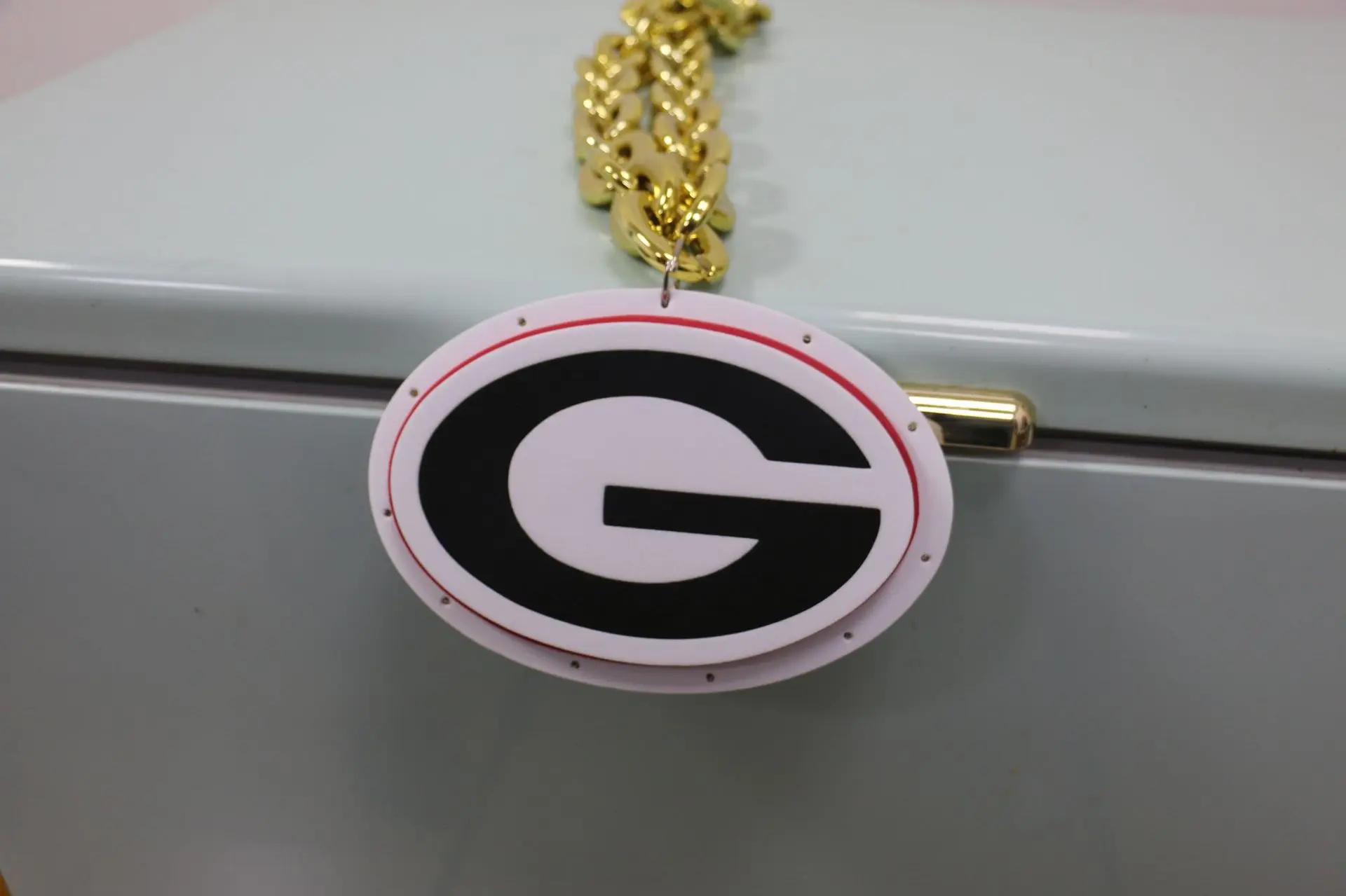 Fanfave St. Louis Cardinals MLB Fan Chain 3D Foam Magnet Necklace, Size 10 | Collectible Supplies