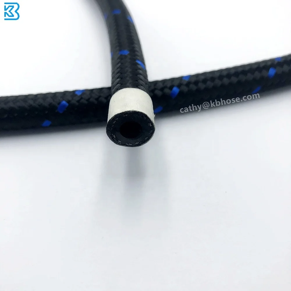 Nylon Braided Fuel Line 4AN 6AN 8AN 10AN 12AN Oil/Gas/Fuel Hose