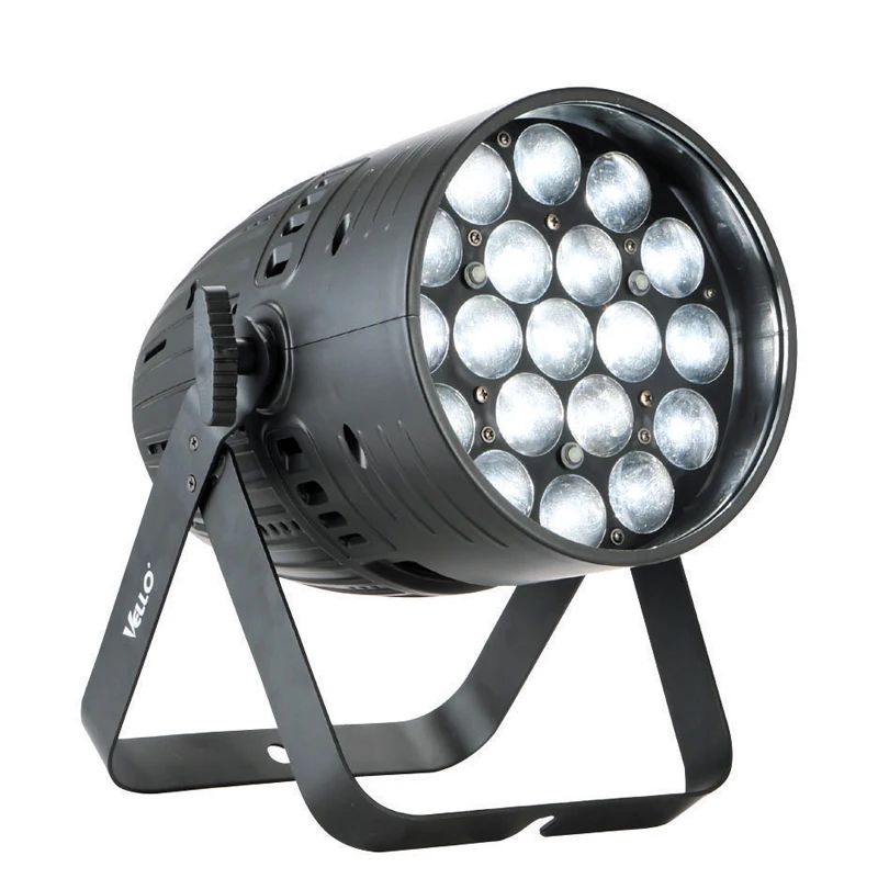 LED PAR ZOOM 19pcs 4in1＋α Vello led zoom par 4in1 RGBW renk güç cam ışık kılavuzu par led