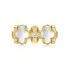mother of pearl clover #2 gold
