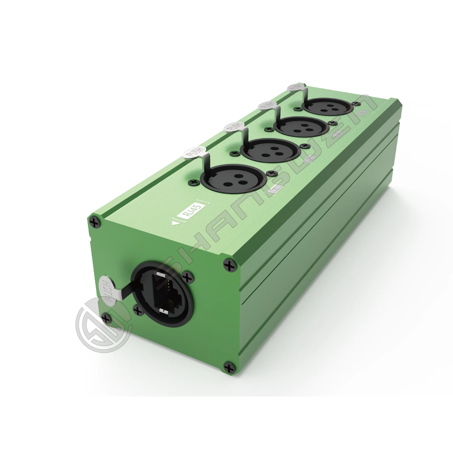 Audio DMX Network Cable Extender MAXIMON 4 Channel with RJ45 to 4 XLR Male Female Extender Box