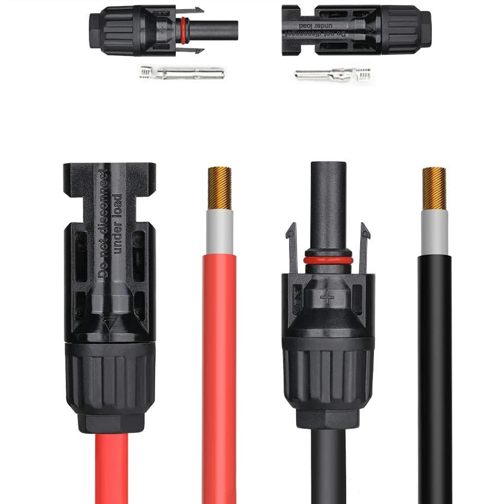 New Product Pv Cables 4mm Solar Panel Wires Solar Connector Tabbing Wires For Solar Cells Solar Cable Mc 4 Shredder plastic