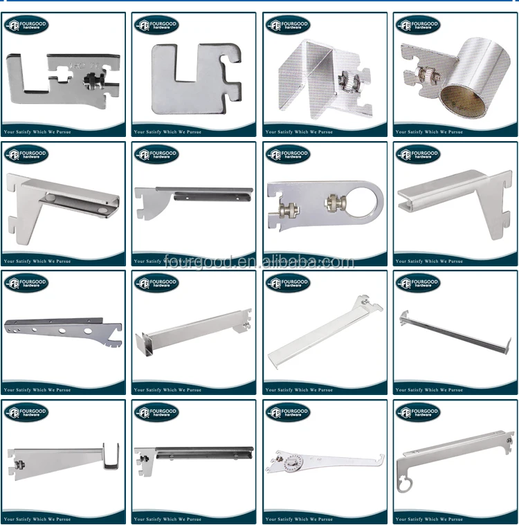 Used Metal Shelf Support Brackets / Slotted Channel Bracket On Hot Sale