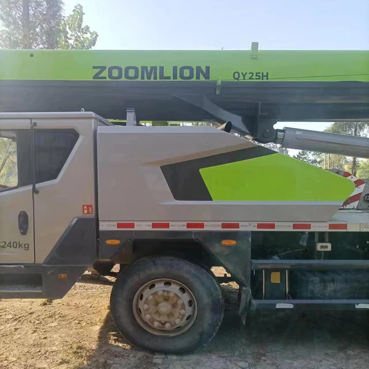 Используемый 25-тонный Zoomlion, китайский бренд, высокое качество, 2018 год, сверхмощный автокран для продажи