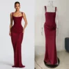 Wine red-stretchy-with boning