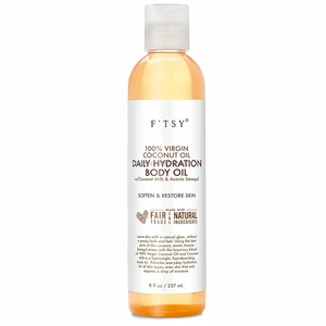 Hot Selling Daily Hydration Body Oil Virgin Coconut Oil Sheea Butter Acacia Senegal Dry Skin Moisturizing Soothing Body Oil