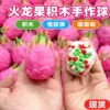 Dragon fruit building block ball