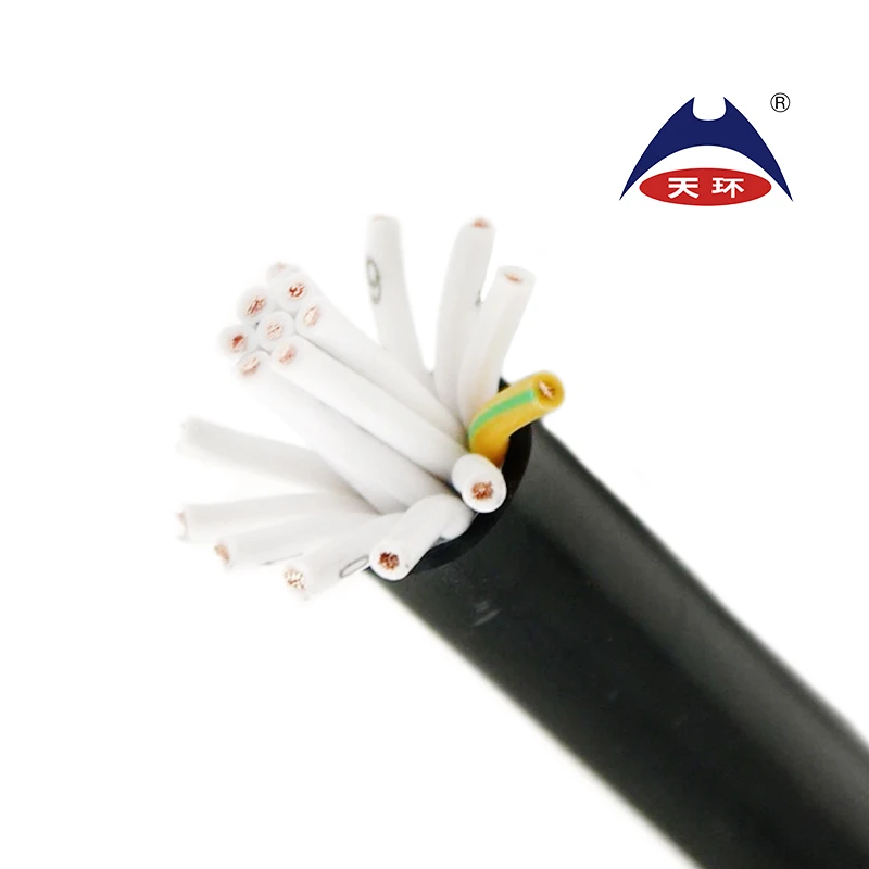 KVVP KVVP2 KVVP22 Industrial Control Cable with PVC Insulation Nominal Cross Section Stranded Copper Conductor