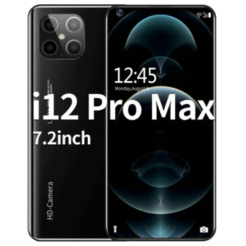 Hot Newest I12 Pro Max 12GB +512GB Smartphone 7.2Inch AMOLED Screen Android  10 5G Wifi Telephone With Face Fingerprint Unlocked| Alibaba.com