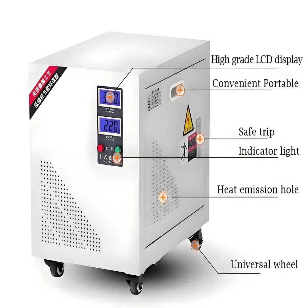 Three Phase Step up Step Down Transformer 600V 480V 440V 415V 400V 380V 240V 230V 220V 208V Dry Type Transformer 50KVA