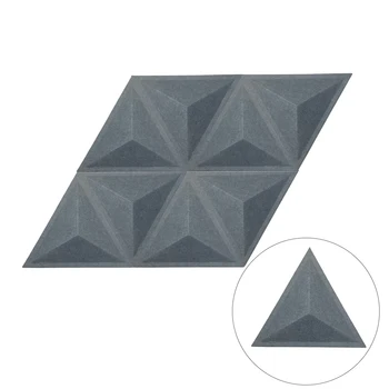 Triangles Acoustic Panel Wall Panels Peel Stick Polyester Fiber 3d ...