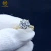 Diamante color oro/blanco D