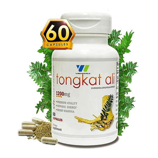 Dietary Supplement Fadogia Agrestis Capsule With Tongkat Ali Ashwaganda