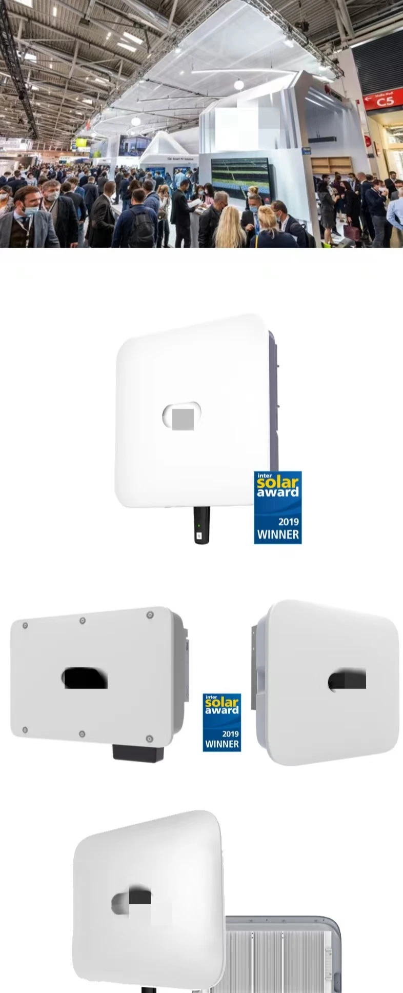 Hybrid Inverter 3 Phase Solar Deye 8kw 10kw 12kw Sun12ksg04lp3 240a