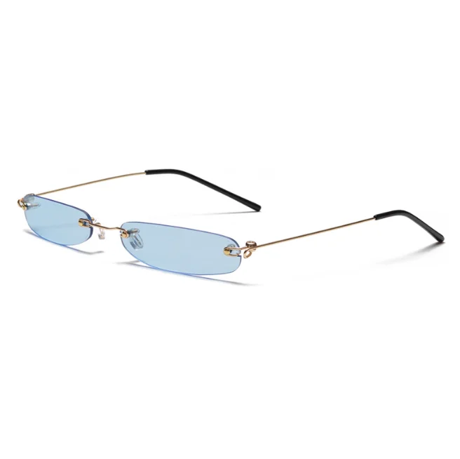 Retro Narrow Skinny Sunglasses - Fashionable & Functional display picture 3