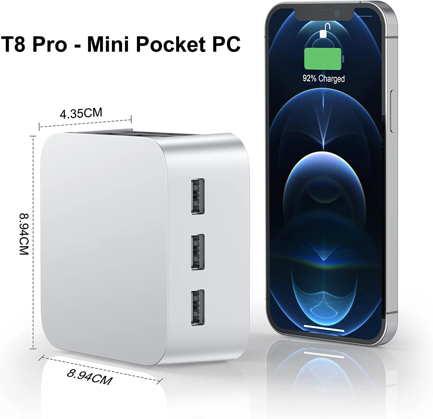 CYX Intel N95 8GB LDDR5 256GB Office Mini Pc Win11 Business