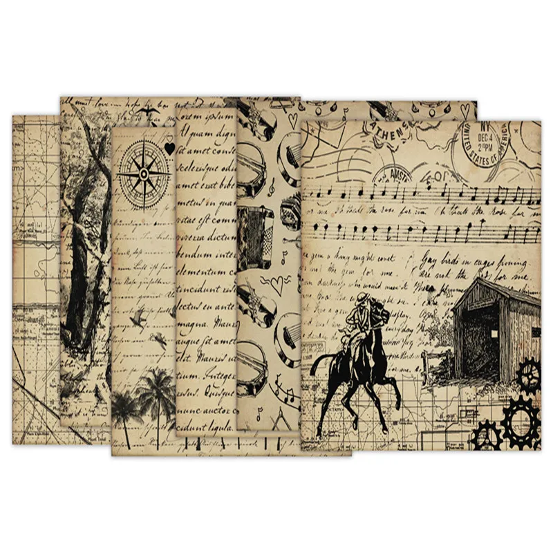 180 Calcomanías Vintage Para álbumes De Recortes, Bricolaje, Diario, álbum De Recortes, Sello De Papel, Calcomanías Estéticas Para Diario, Calcomanías Washi, Manualidades, Suministros De Colección De