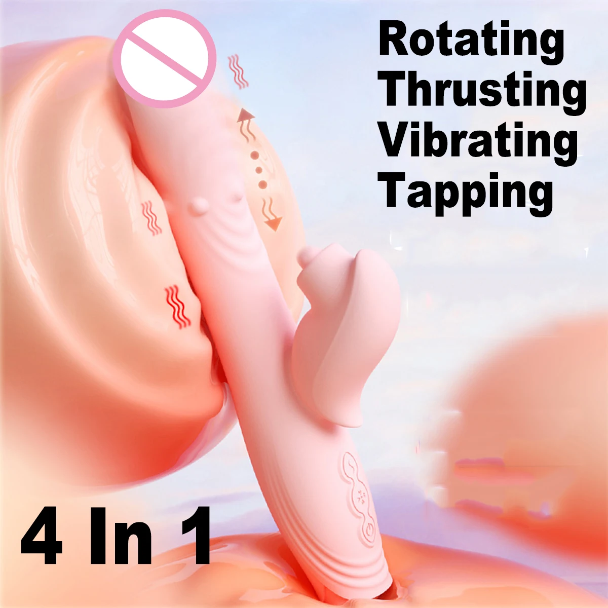 Rechargeable Swing Vibrator - G Spot & Clitoral Stimulator, 100% Waterproof  Rabbit Vibrator for Women & Couples - Adult Toy