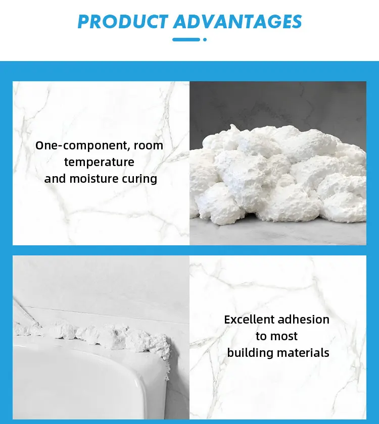750ml Polyurethane Foam Sealant Pu Structural Silicone Spray Waterproof Sealant