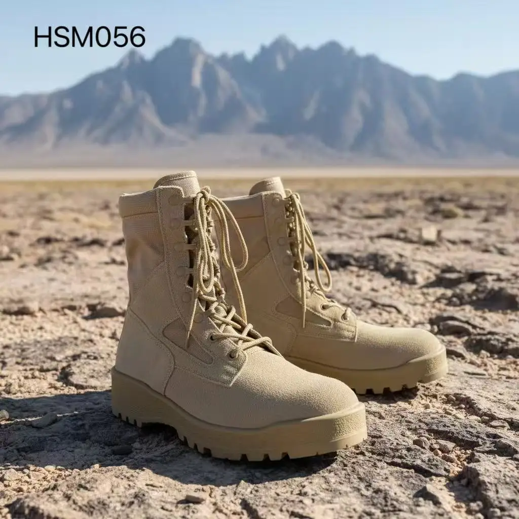 HY,Egyptian Popular Mountain Exploration One Pair Available Desert Boots Various Color Elastic Sole Tactical Boots HSM056