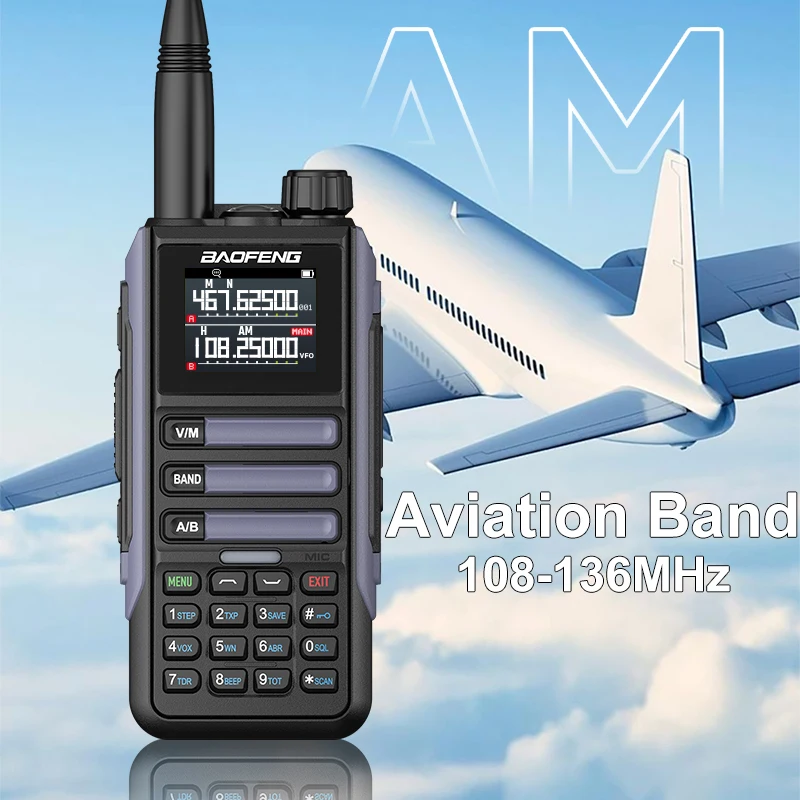 BAOFENG UV-16M PLUS PRO UV-5R PLUS UV-K5 3rd Gen 10 Watt Dual Band Two-Way Radio 108-136MHz 350-390MHz 2024 NEW Walkie Talkie