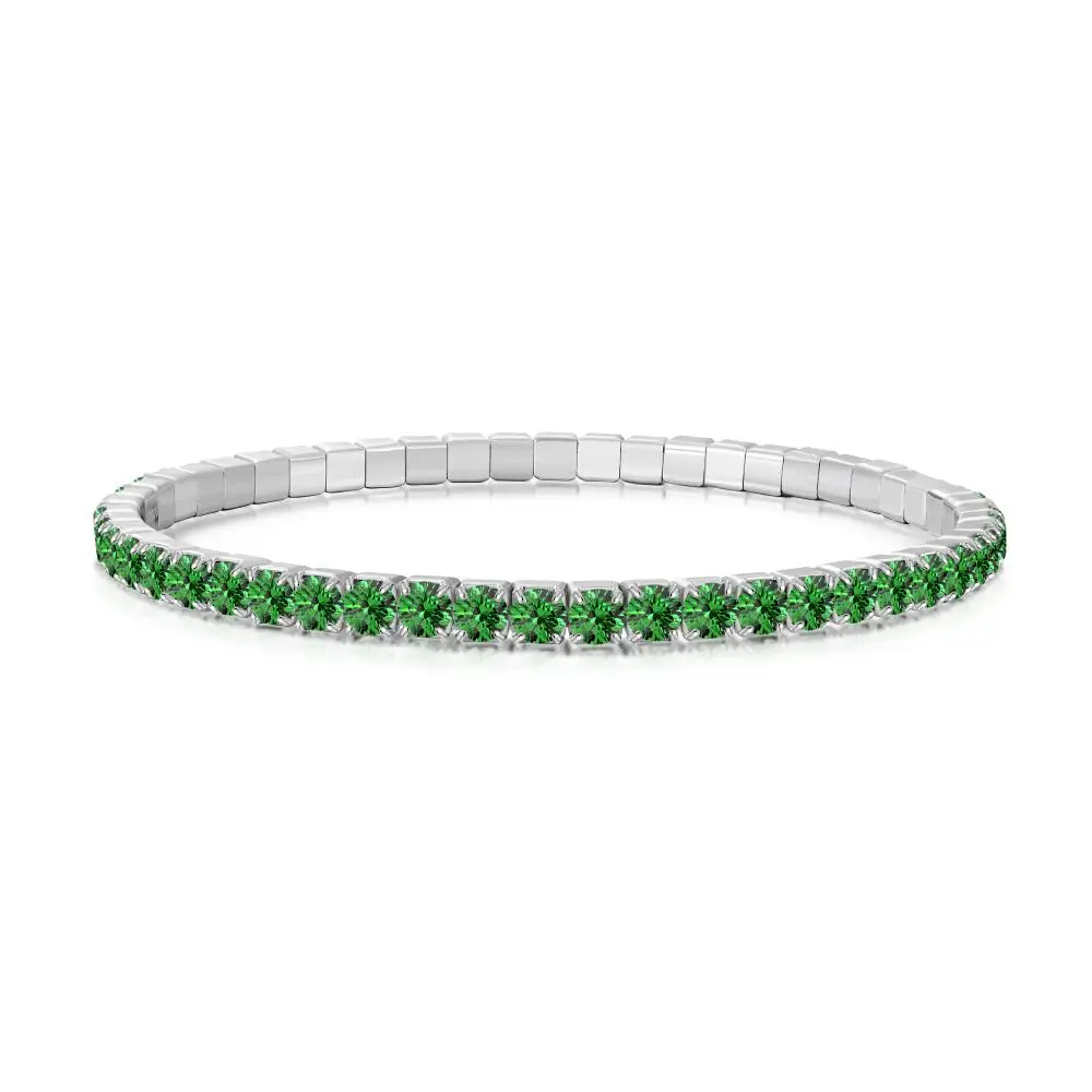 KAKODIY Unique Design 925 Sterling Silver Rhodium 18K Gold Plated Chain Daley Dress Up Synthetic Zircon Women's Jewelry Bracelet detail 4