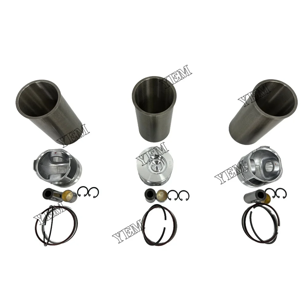 Cylinder Liner Kit Fit for Yanmar 3T75HLE Engine 3