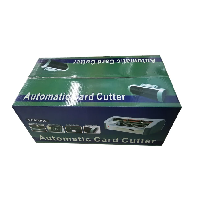 Semi Automatic A4 Name Card Business Card Cutter Electric Die Cutting