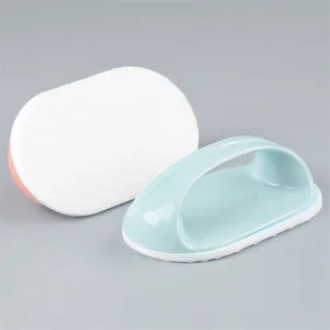 Cleaning Kitchen Products Deep Fine Cleaning Sponge Brush Dish Pan Pot Sponge Cleaning Brush Dish Sponge with Handle