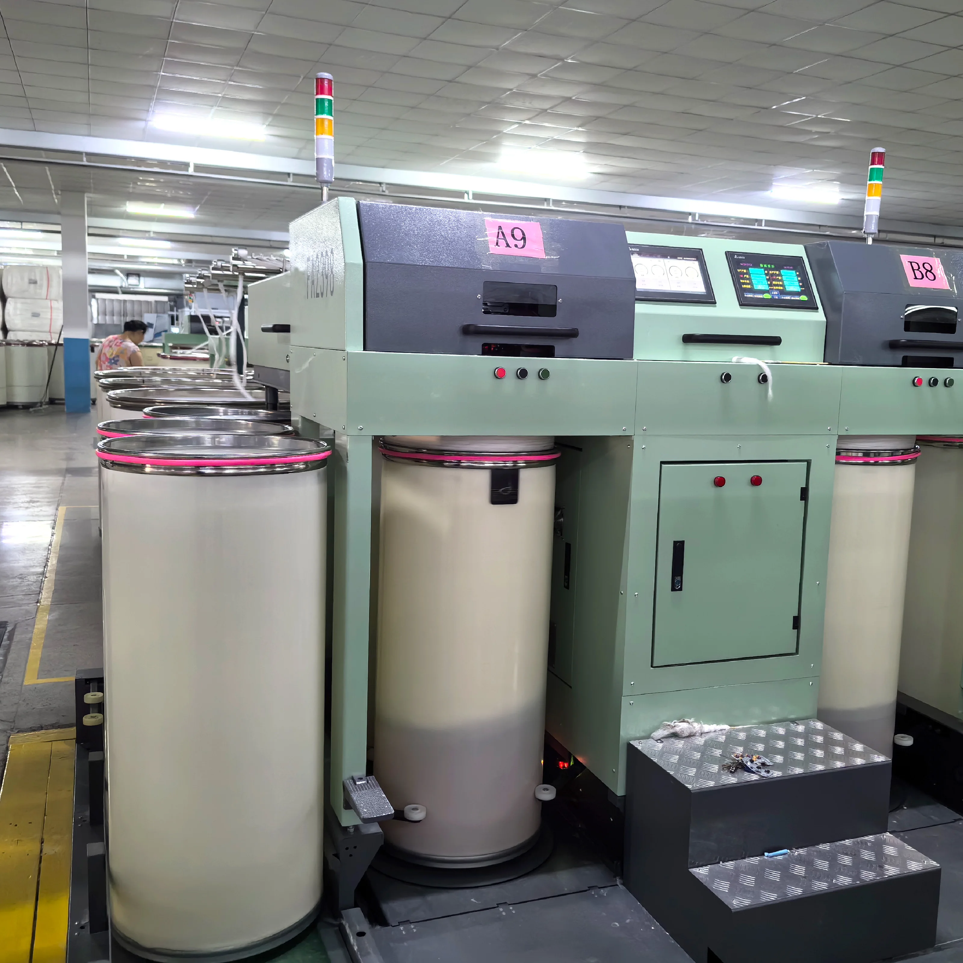 Tongda Fully Automated Draw Frame Ring Spinning Machine New Condition PP Material with Core Components Motor Engine