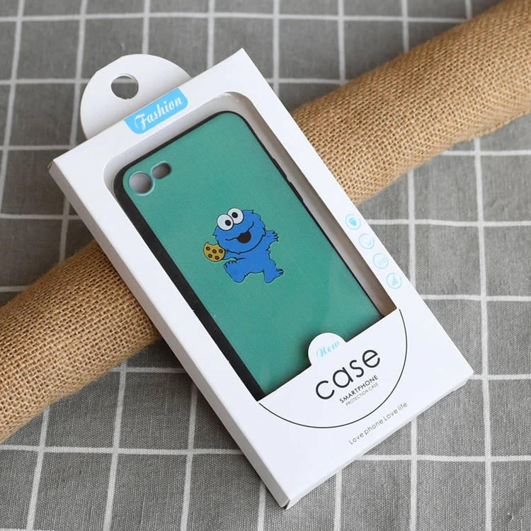 Universal Custom Printed Cell Phone Case Packaging Box Luxury Mobile Phone Case Package With Window for Iphone