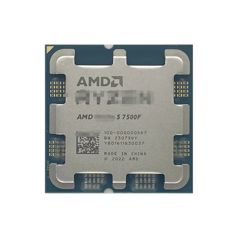 NEW AMD R5 7500F/7600X 3.7GHz 6-Core 12-Thread CPU 10MB L2 Cache