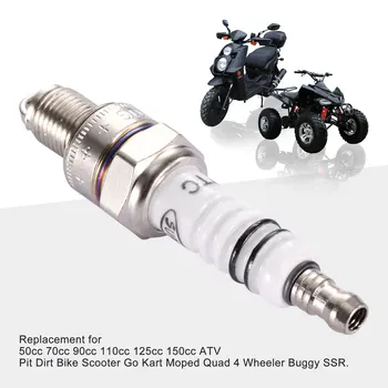 Wai Danie 2 X A7TC C7HSA Spark Plug Compatible With GY6 50cc 70cc - Foto 2