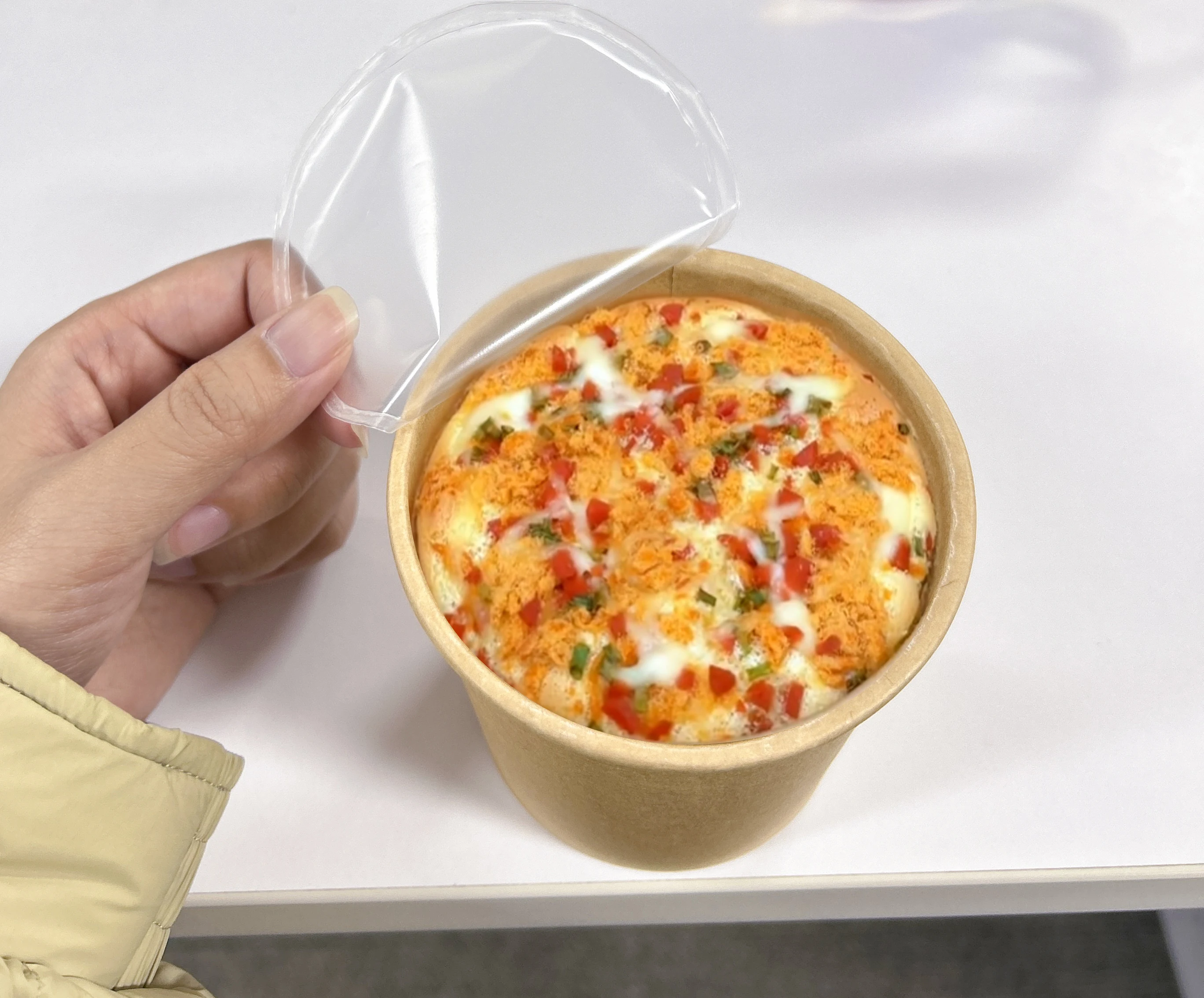 Sowinpak Customizable Various Colors Materials Round MAP Paper Soup Container for Sealing supplier