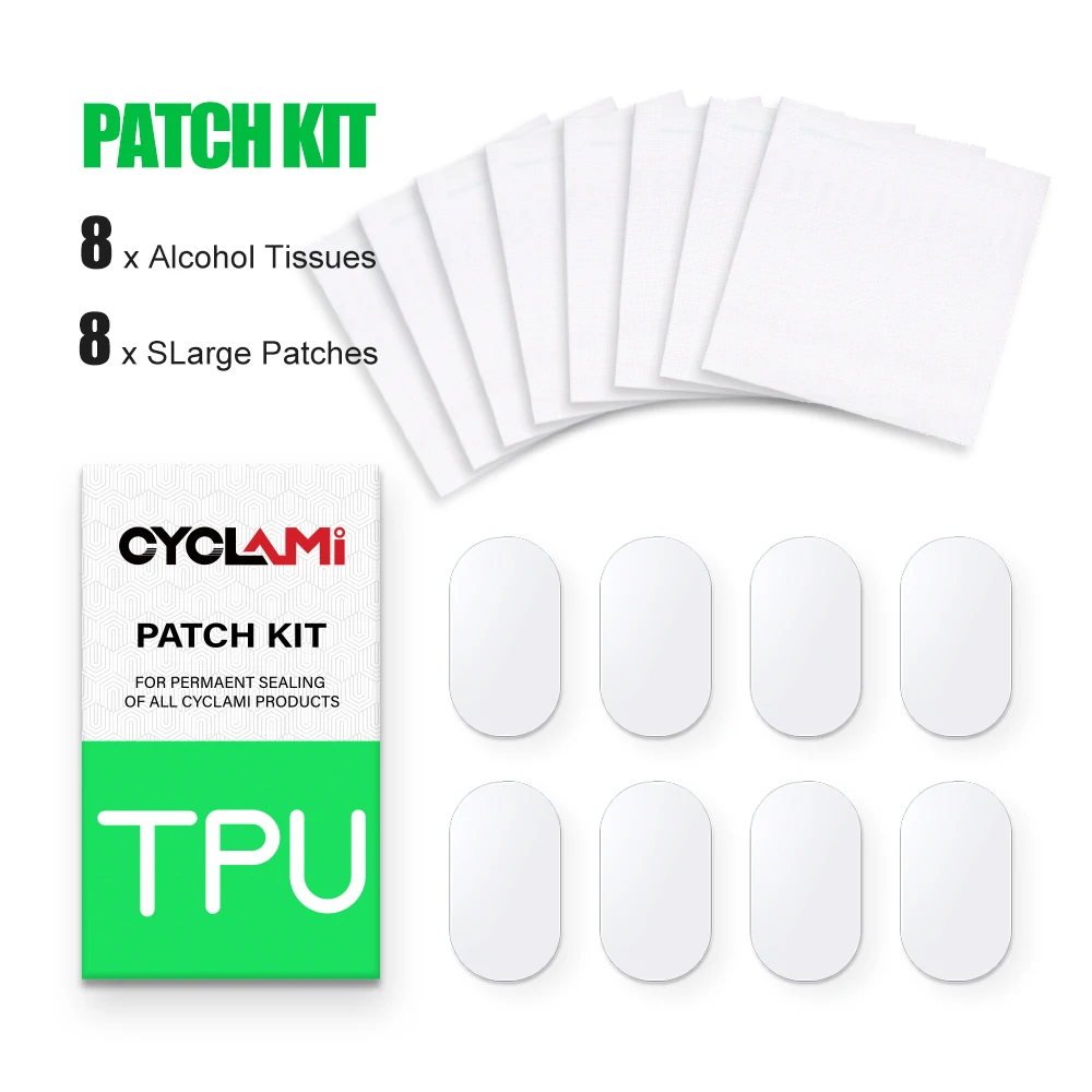 Kit Toppe Per Riparazione Pneumatici Bici - Universale Per Camera D'Aria, Moto, BMX, Fuoristrada - 4