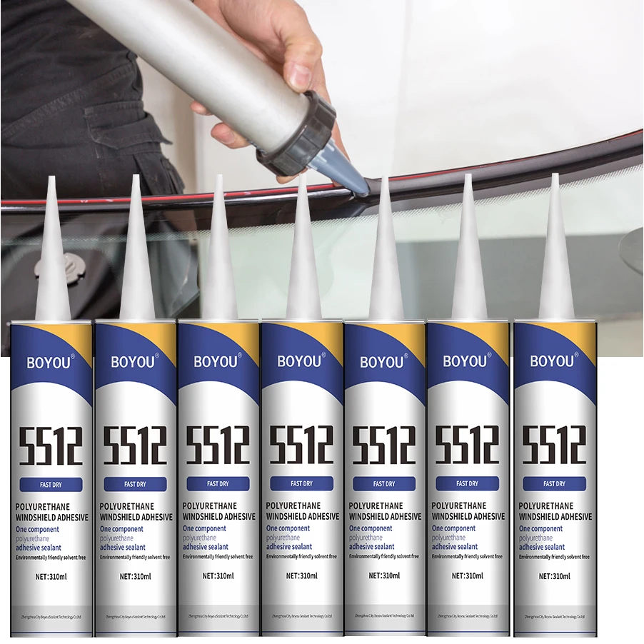 Xyg &fuyao Automobile Glass Windscreen Polyurethane PU Adhesive Sealant 600ml Auto Glass Sealant for Car Windshield