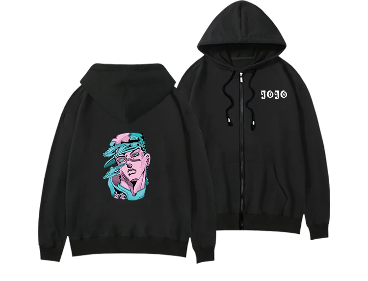 JoJo's Bizarre Adventure Cartoon Hoodies Loose Jean Sweatshirts Jacket Coat Tops JoJo's Bizarre Adventure Cartoon Hoodies Loose Jean Sweatshirts Jacket Coat Tops
